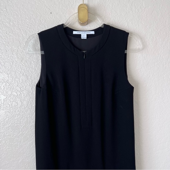 Diane Von Furstenberg Dvf Aimee black dress size 4 - Picture 4 of 11